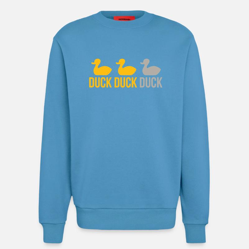 Tri-Duck Wiederholungsemblem - Sweatshirt - made by SPREAD - Sol Blue