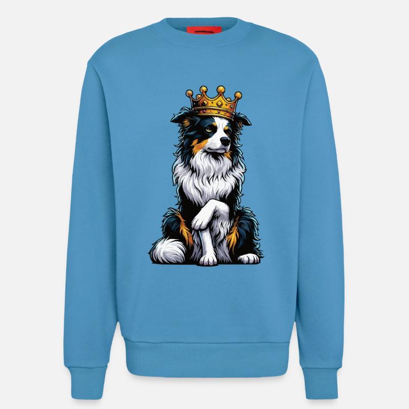 Australian Shepherd Aussie Aussiebesitzer Aussies - Sweatshirt - made by SPREAD  -  Sol Blue