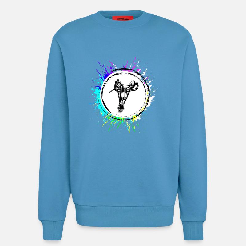 Sattel Symbol - Sweatshirt - made by SPREAD  -  Sol Blue