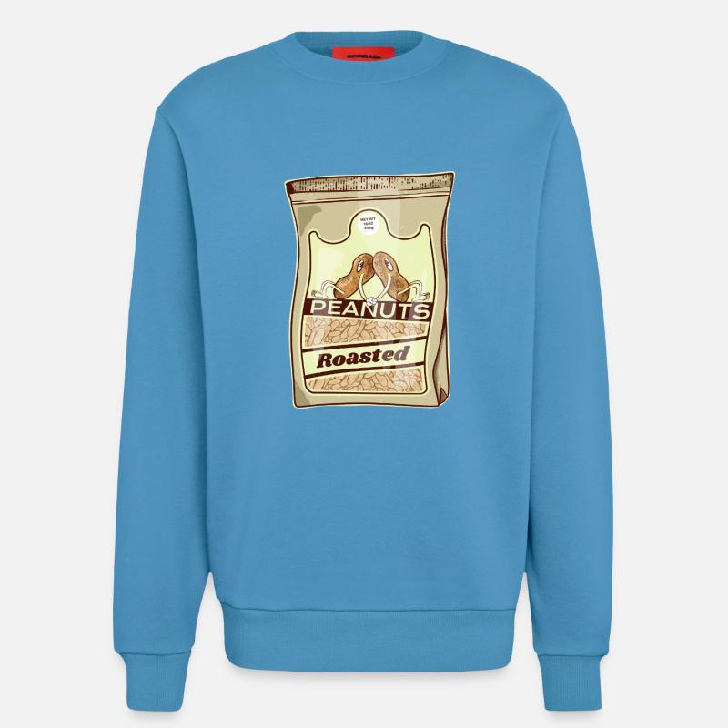 Roasted Peanuts Retro Pack - Sweatshirt - made by SPREAD  -  Sol Blue