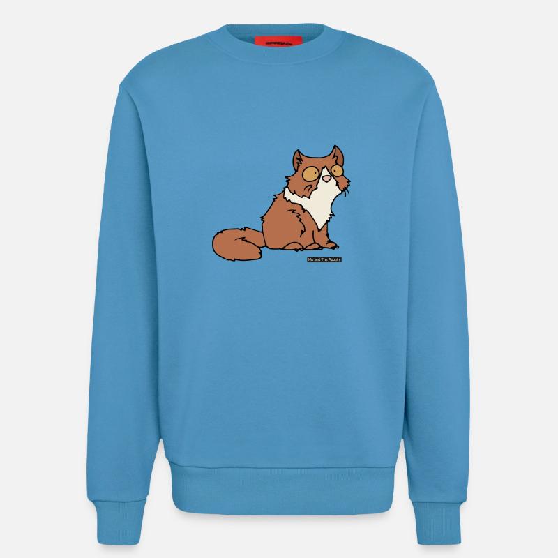 Cat - Persisch - Sweatshirt - made by SPREAD  -  Sol Blue