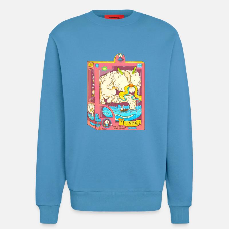 Der Drache und das Boot - Sweatshirt - made by SPREAD  -  Sol Blue