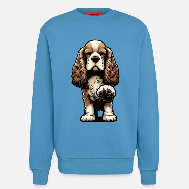 Cocker Spaniel Cockerhund Cocker Spaniel Besitzer - Sweatshirt - made by SPREAD - Sol Blue
