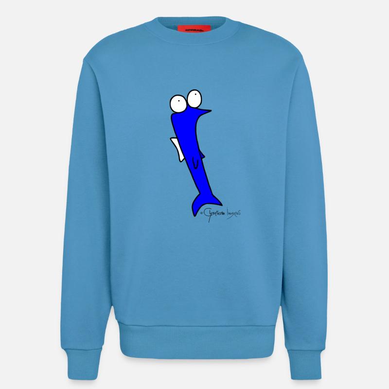 Plötzfisch - Piscis Rutilus - Sweatshirt - made by SPREAD  -  Sol Blue