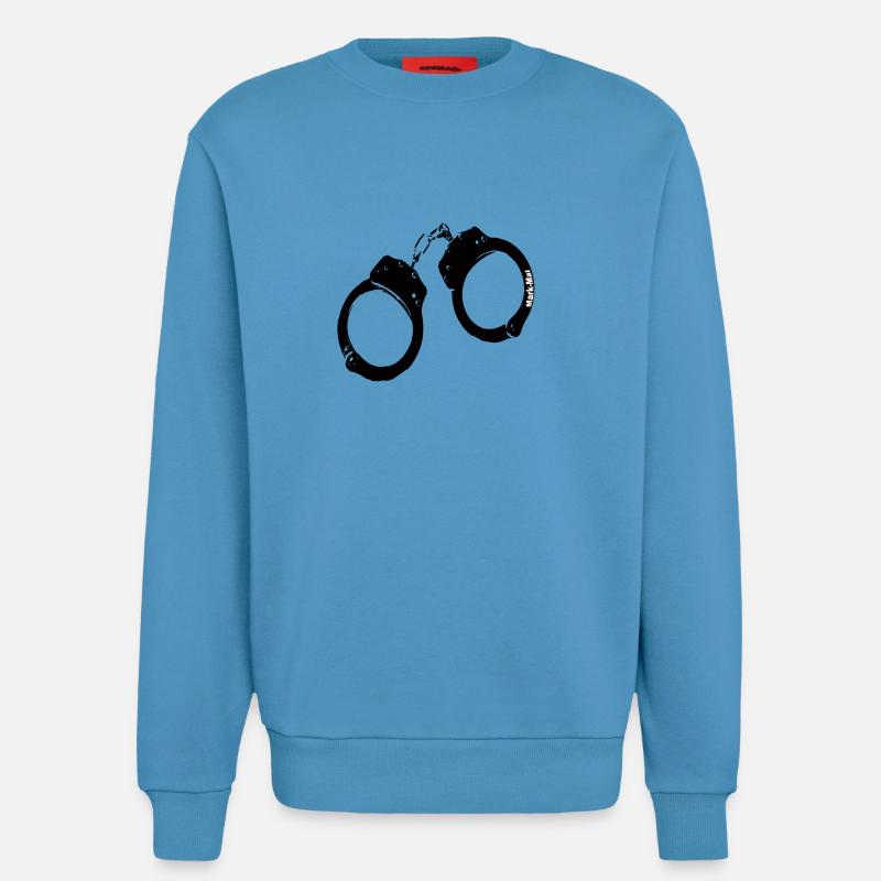 menottes - Sweatshirt - made by SPREAD  -  Sol Blue