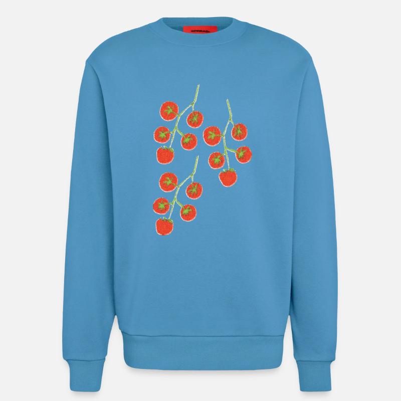 Impressionnisme du Buisson de tomate - Sweat bio décontracté fabriqué en UE -  Sol Blue