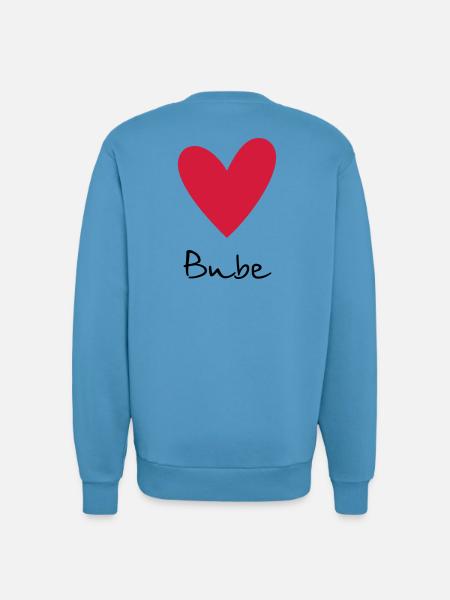 Herz Bube Herzbube Geschenk - Sweatshirt - made by SPREAD - Sol Blue