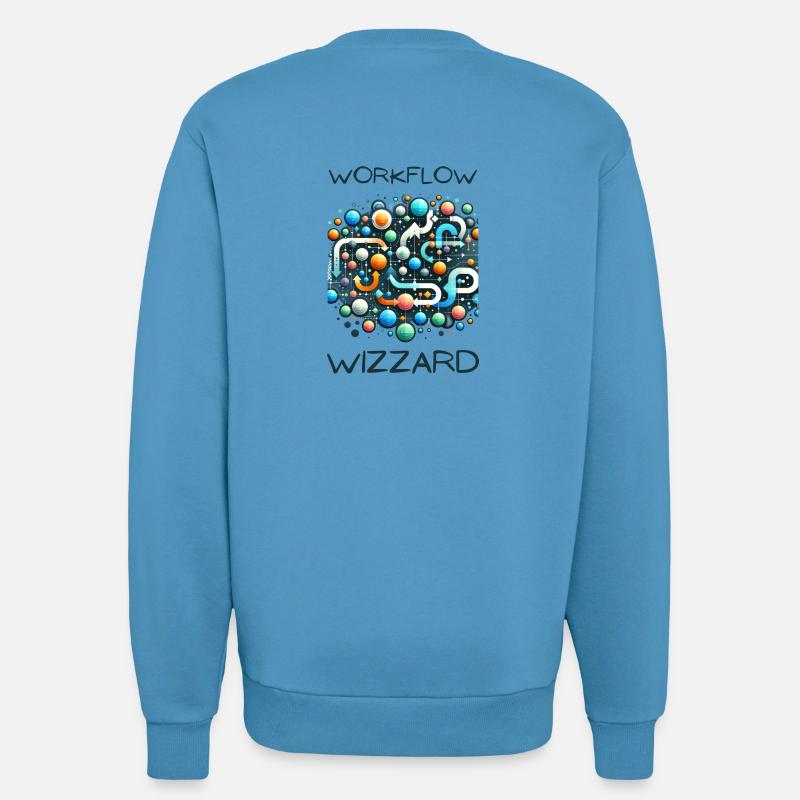 Workflow Wizzard - Sweatshirt - made by SPREAD  -  Sol Blue
