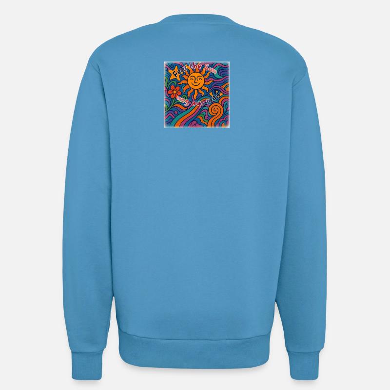 Feel the Sun - Summer Design - Sweatshirt - made by SPREAD  -  Sol Blue