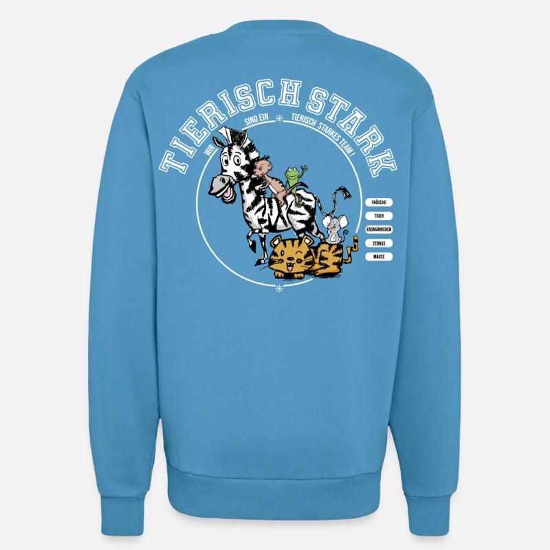 Team- tierisch stark - Sweatshirt - made by SPREAD  -  Sol Blue