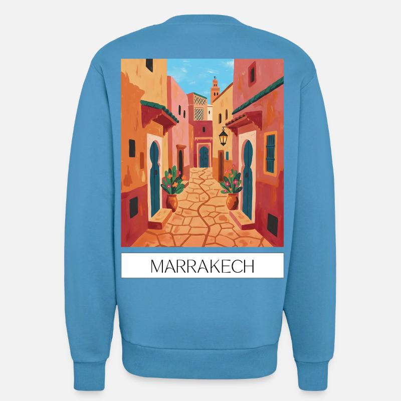 Marrakesch Farbenzauber - Sweatshirt - made by SPREAD  -  Sol Blue