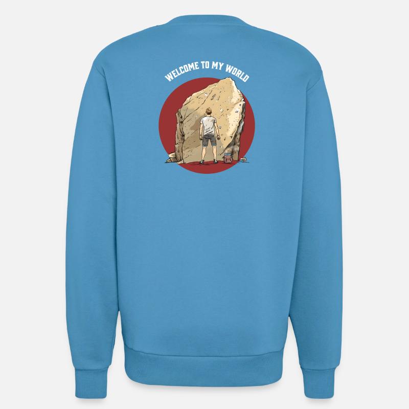 T-shirt Boulder élégant garçon Escalade - Sweat bio décontracté fabriqué en UE -  Sol Blue