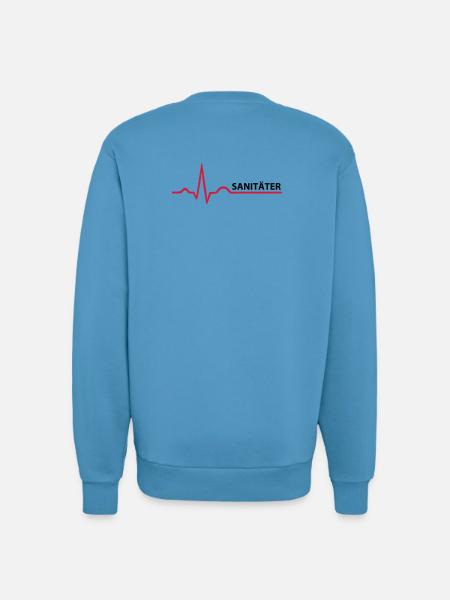 Sanitäter Schrifzug - Sweatshirt - made by SPREAD - Sol Blue