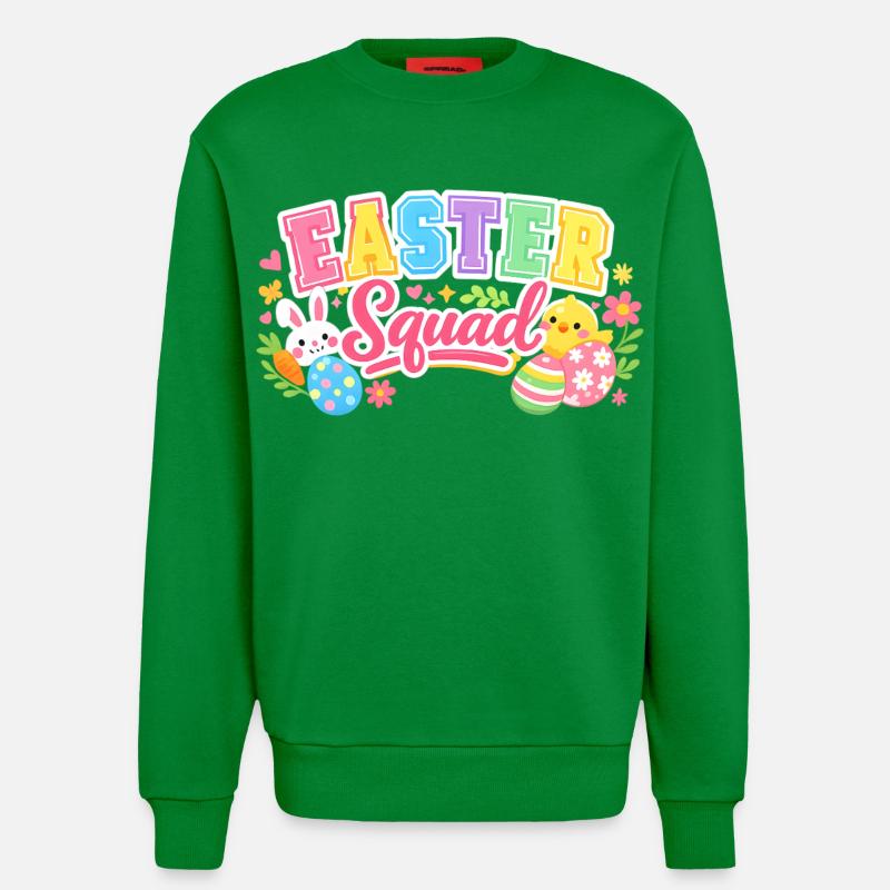 Ostern Squad Bunte Eier Küken - Sweatshirt - made by SPREAD - City Green