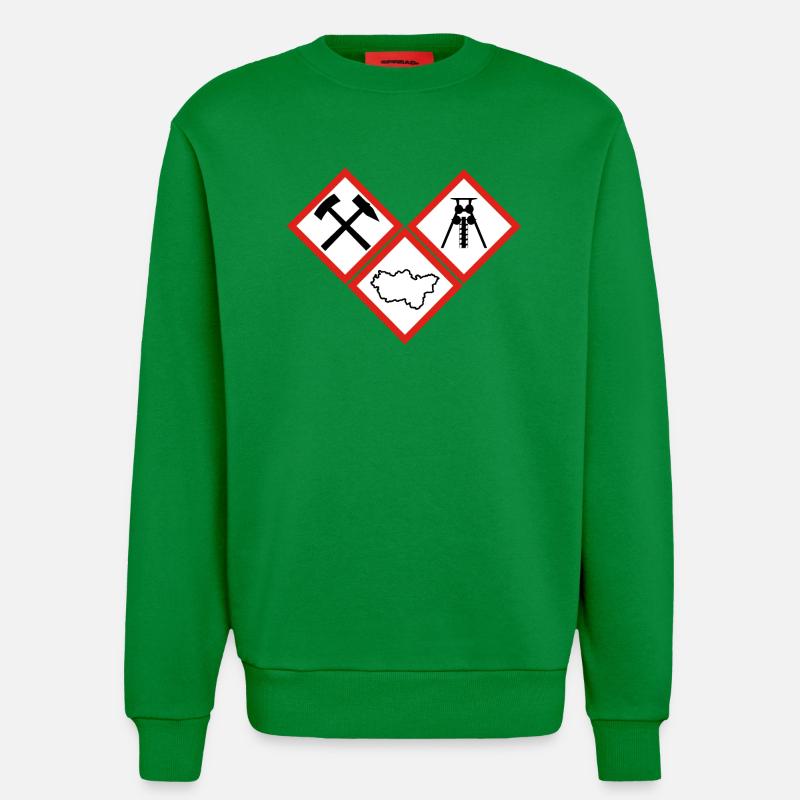 GEFAHR RUHRPOTT - Sweatshirt - made by SPREAD  - City Green