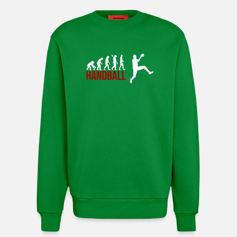 Evolution Handball - Sweatshirt - made by SPREAD  - City Green