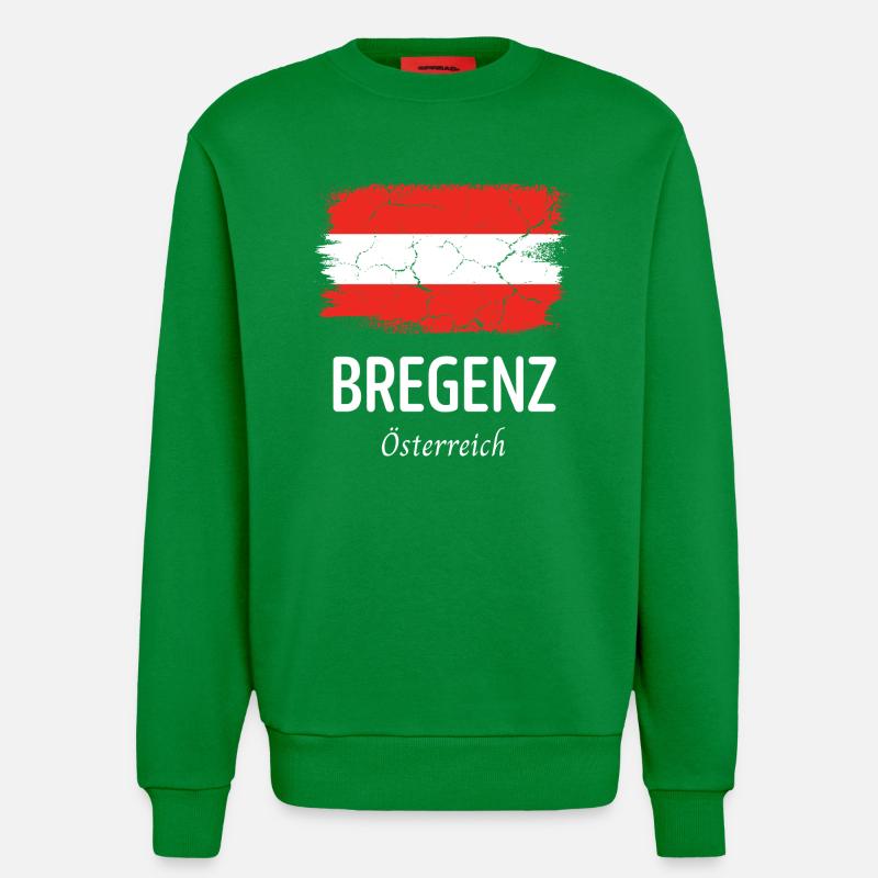 Bregenz - Sweat bio décontracté fabriqué en UE - City Green