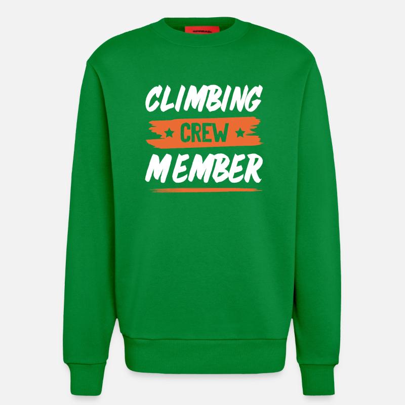 Climbing Crew - Sweatshirt - made by SPREAD  - City Green