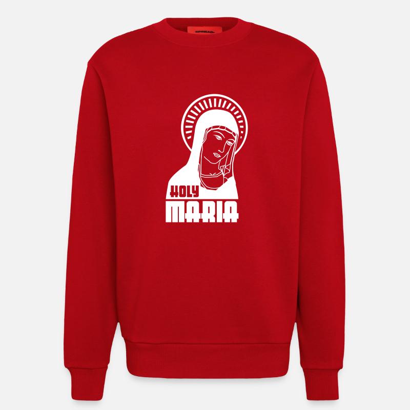 Holy Maria - Sweatshirt - made by SPREAD - Rot