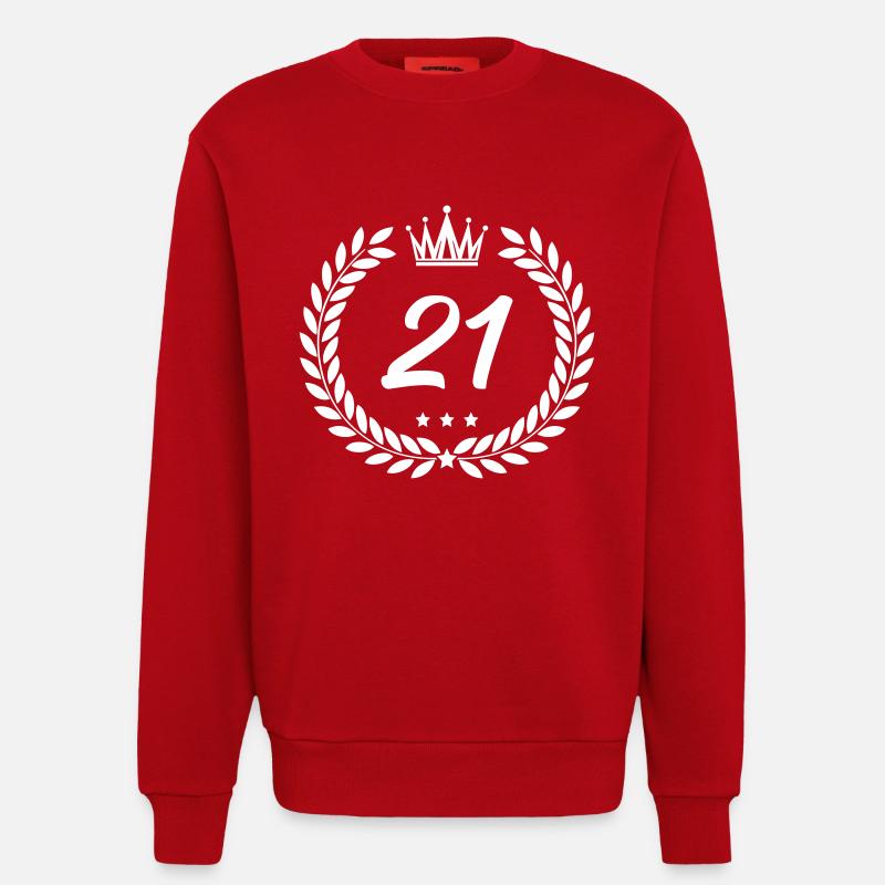wappen 21 - Sweatshirt - made by SPREAD  - Rot