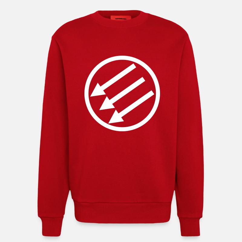 Turning Pfeile - Sweatshirt - made by SPREAD  - red