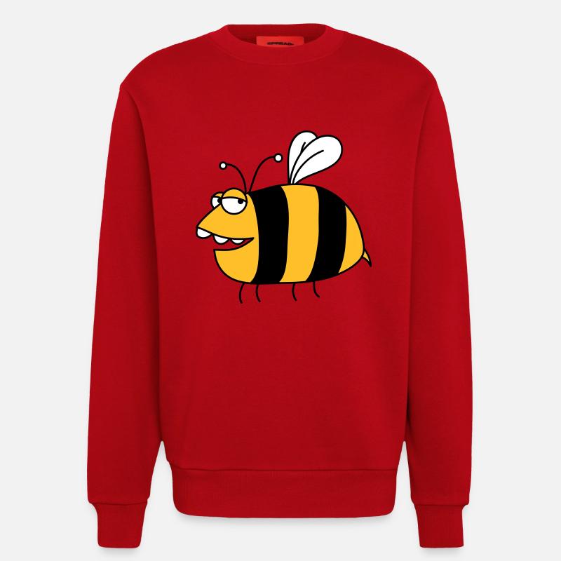 Lustige Dicke Biene - Sweatshirt - made by SPREAD  - Rot