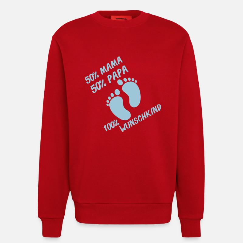 100 wunschkind - Sweatshirt - made by SPREAD  - Rot