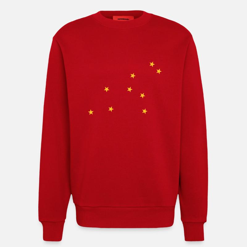 Sternzeichen Löwe - Sweatshirt - made by SPREAD  - Rot