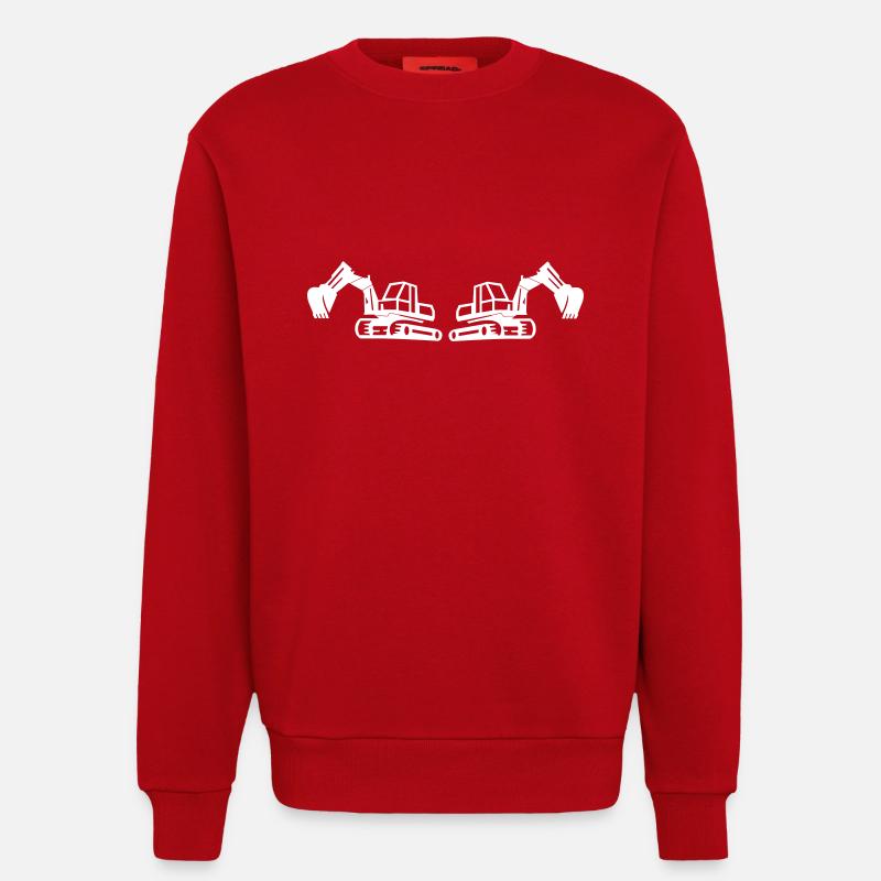 bagger 2 - Sweatshirt - made by SPREAD  - Rot