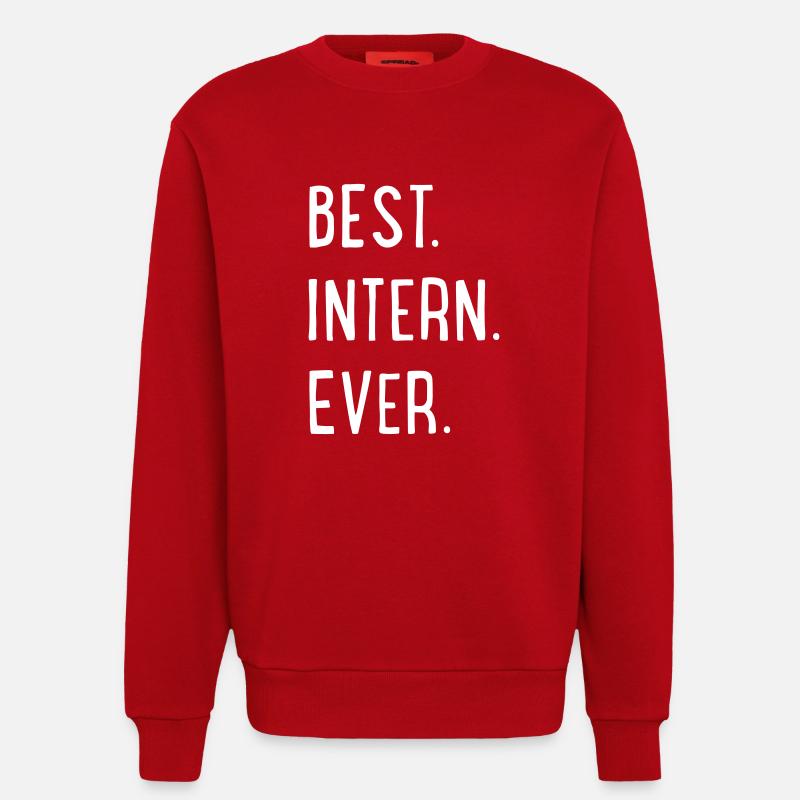 bester Praktikant - Sweatshirt - made by SPREAD  - Rot