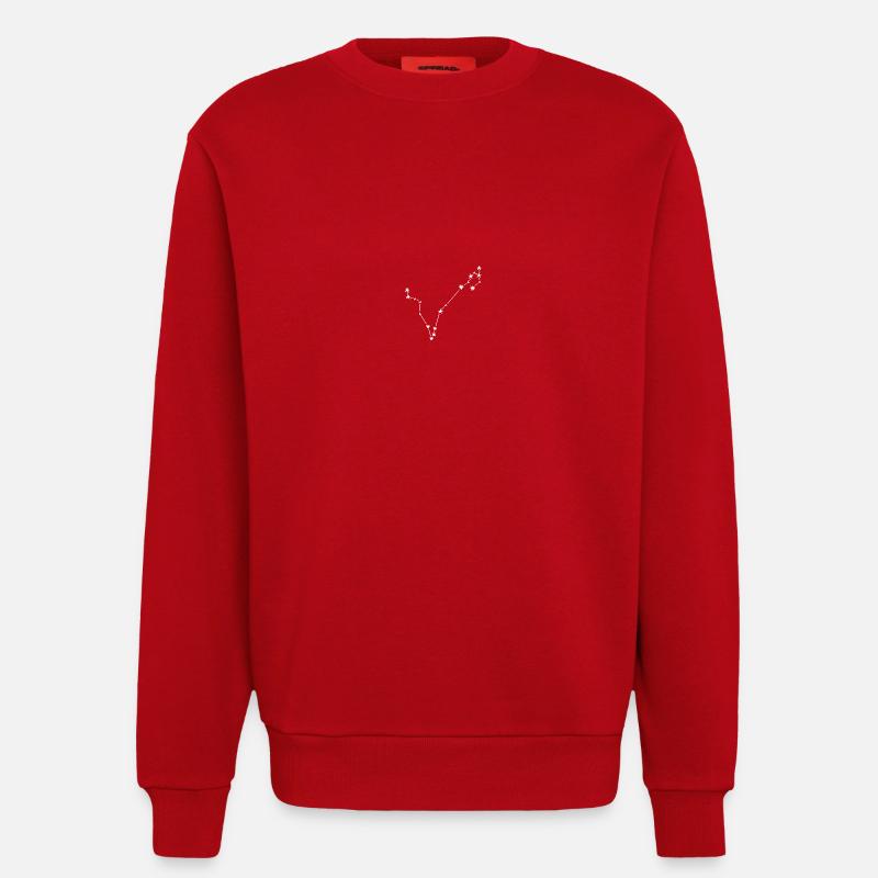 Sternzeichen Fisch - Sweatshirt - made by SPREAD  - Rot