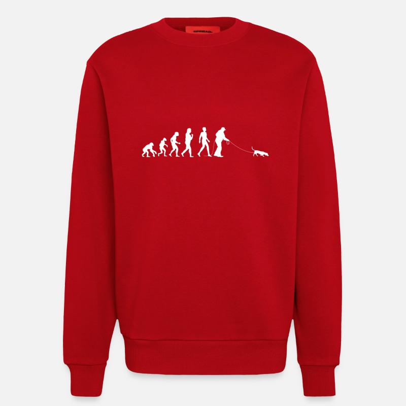 Evolution Mantrailing - Sweatshirt - made by SPREAD  - Rot