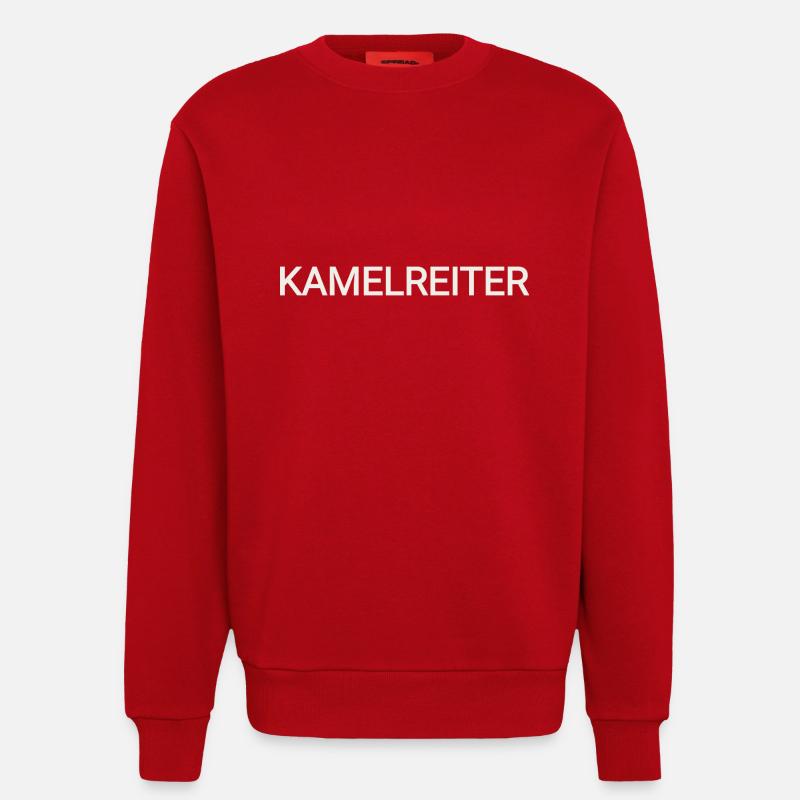 Kamelreiter - Sweatshirt - made by SPREAD  - Rot