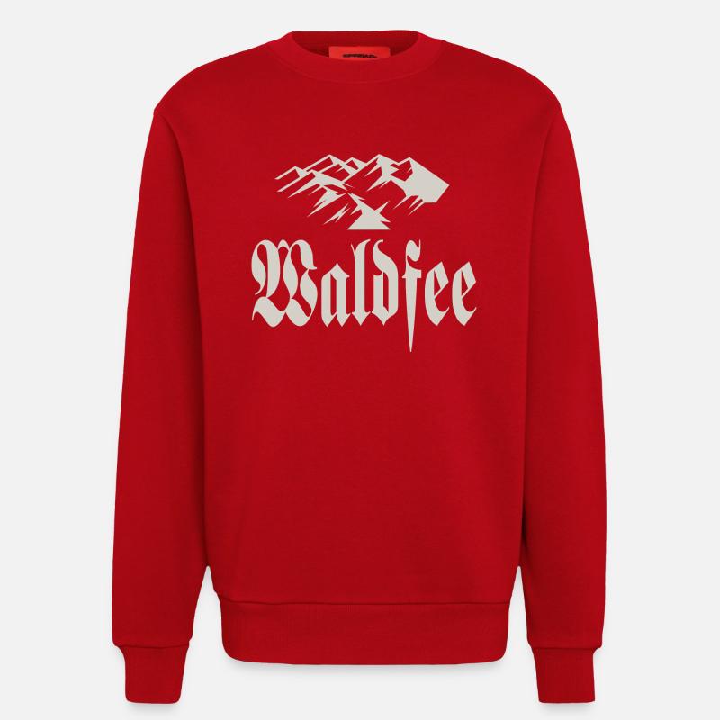 Waldfee - Sweatshirt - made by SPREAD  - Rot