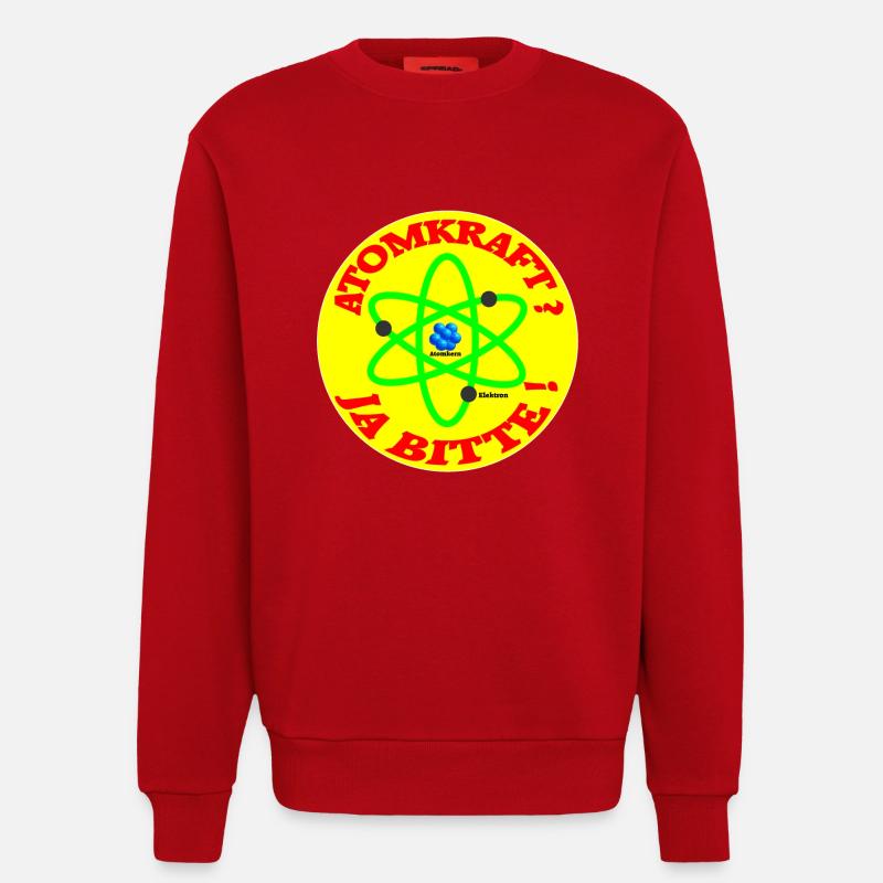 atomkraft ja bitte - Sweatshirt - made by SPREAD  - Rot
