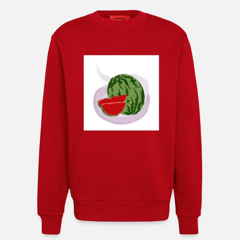 Rote Wassermelone - Sweatshirt - made by SPREAD  - Rot