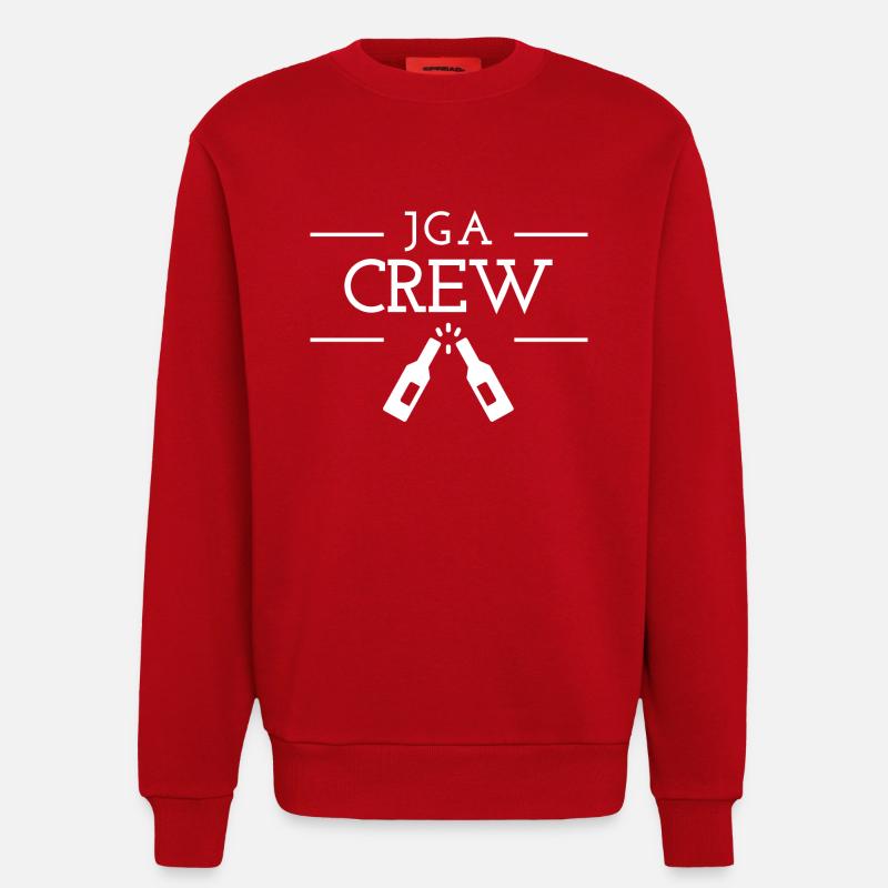 JGA Crew - Sweatshirt - made by SPREAD - Rot