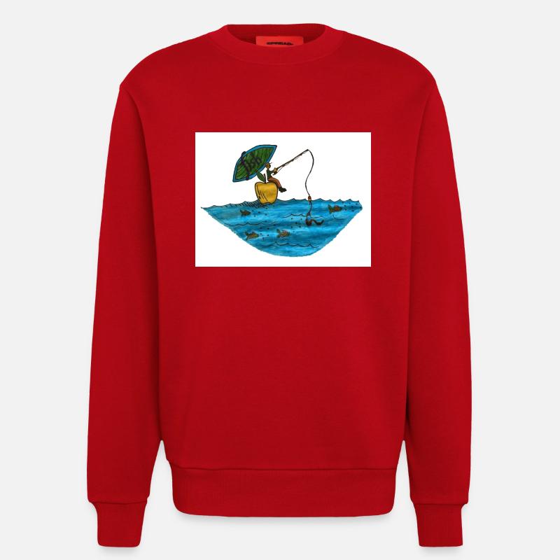 Fisch - Sweatshirt - made by SPREAD  - Rot