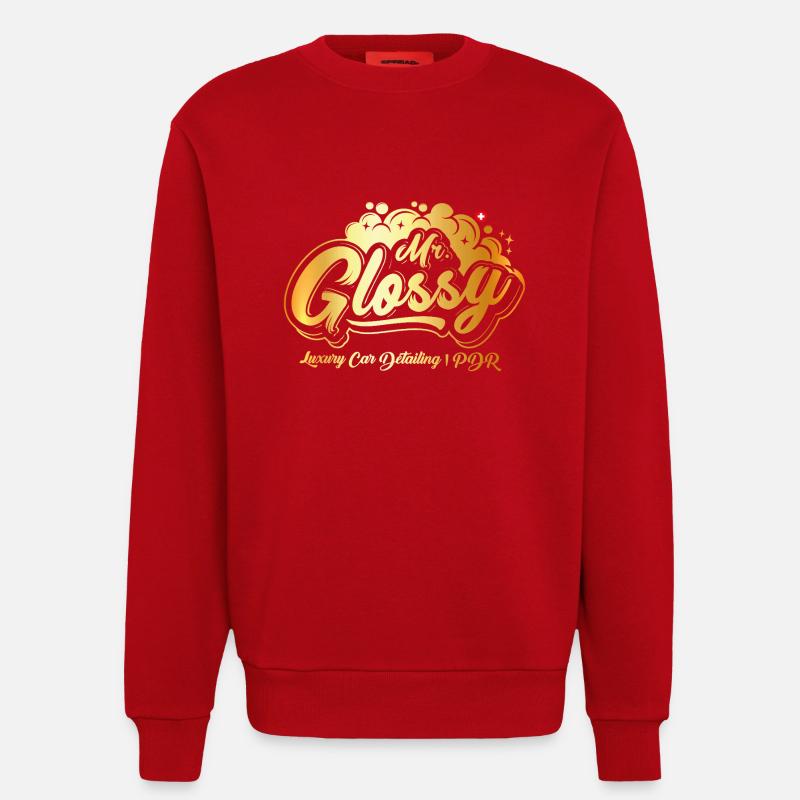 Mr. Glossy - Sweatshirt - made by SPREAD  - Rot