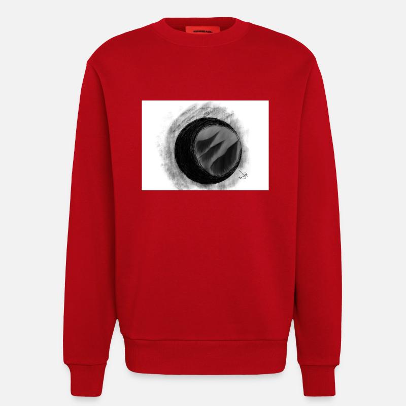 Final eclipse - Sweatshirt - made by SPREAD  - red