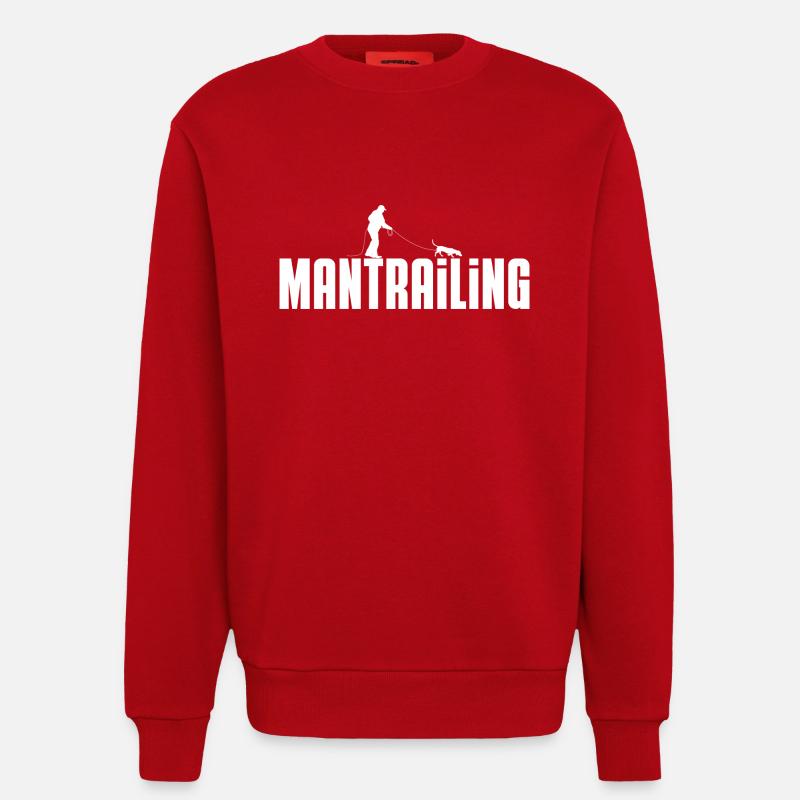 mantrailing - Sweatshirt - made by SPREAD - Rot