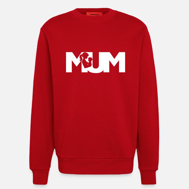 MUM - Sweatshirt - made by SPREAD  - Rot