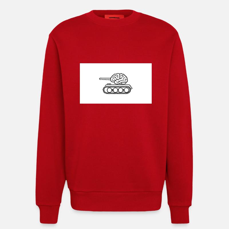 Denkpanzer - Sweatshirt - made by SPREAD  - Rot
