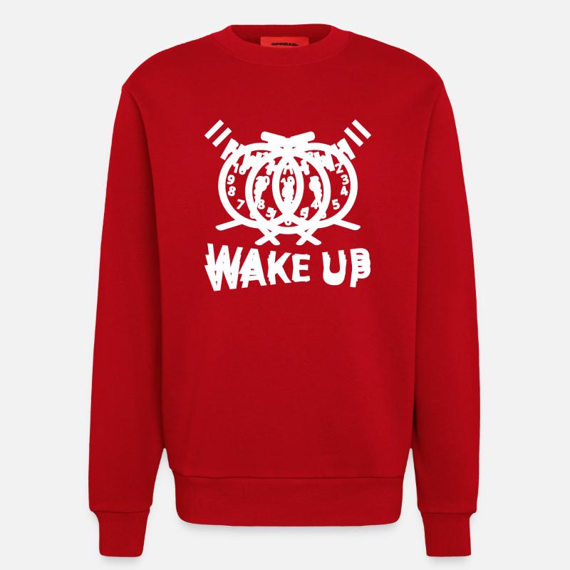 Wecker - Sweatshirt - made by SPREAD  - Rot