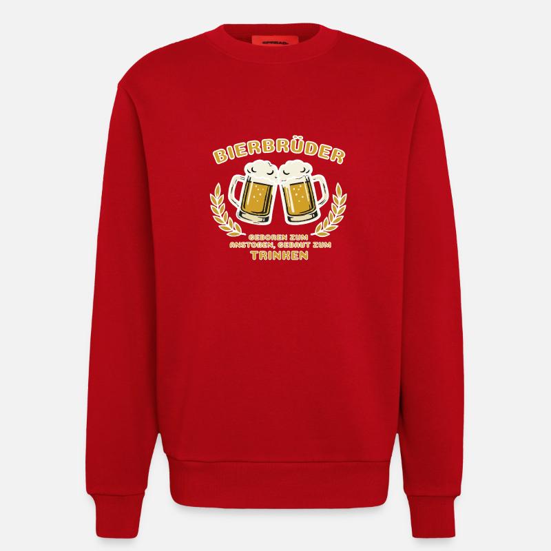 Bierbrüder - Sweatshirt - made by SPREAD  - Rot