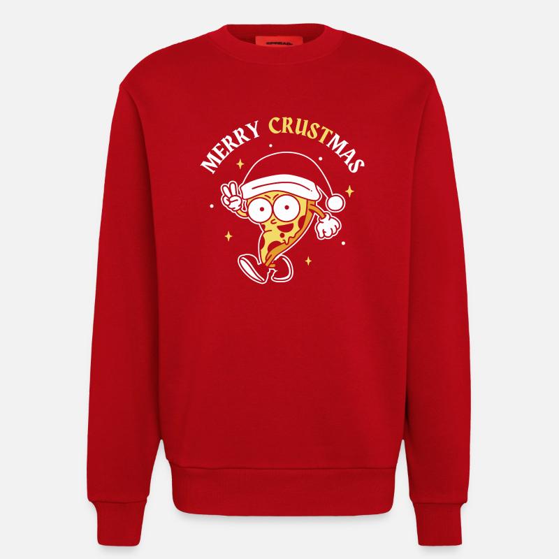 Fröhliche Krusten - Sweatshirt - made by SPREAD  - Rot