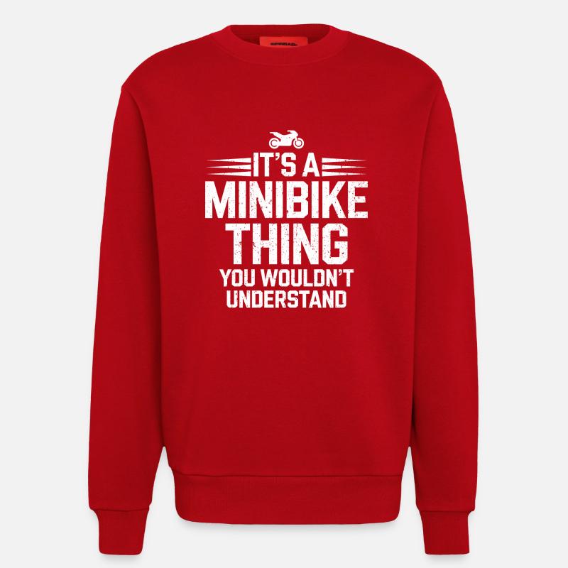 Faszination Minibike - Sweatshirt - made by SPREAD  - Rot