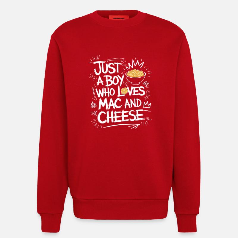 Fancy Mac 'n' Cheese - Sweatshirt - made by SPREAD  - red