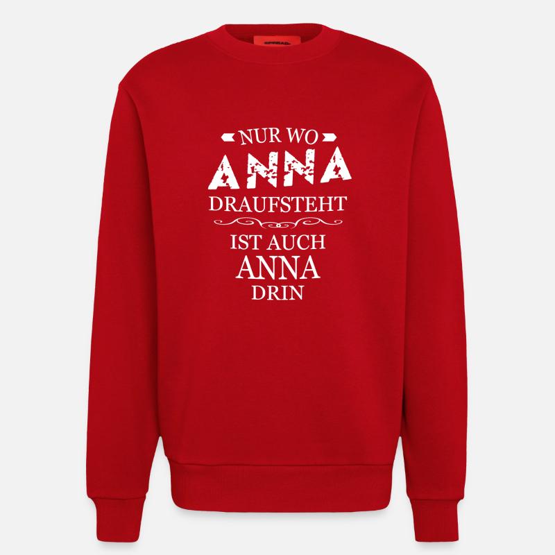 Anna - Sweatshirt - made by SPREAD  - Rot