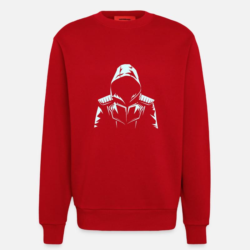 VISUALIZATION - Sweatshirt - made by SPREAD  - red